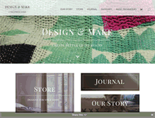 Tablet Screenshot of designandmake.net